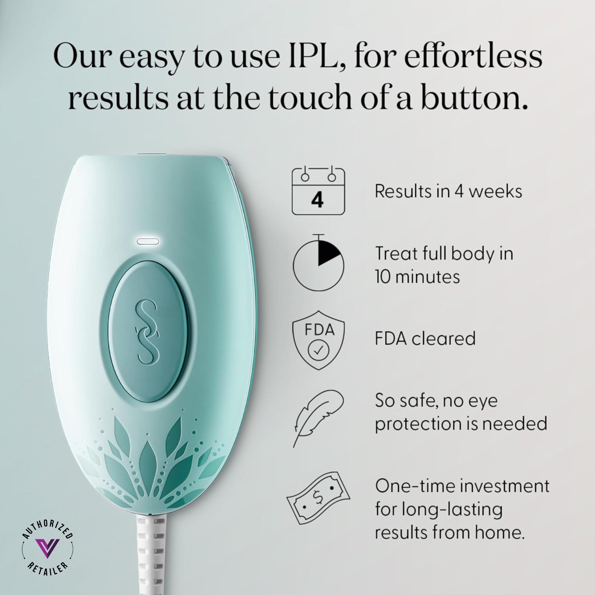 SmoothSkin Pure Mini Lite – Ultrafast IPL Hair Removal Device