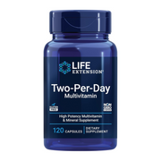 Life Extension Two-Per-Day Multivitamin, Comprehensive Daily Wellness Formula, 120 Capsules