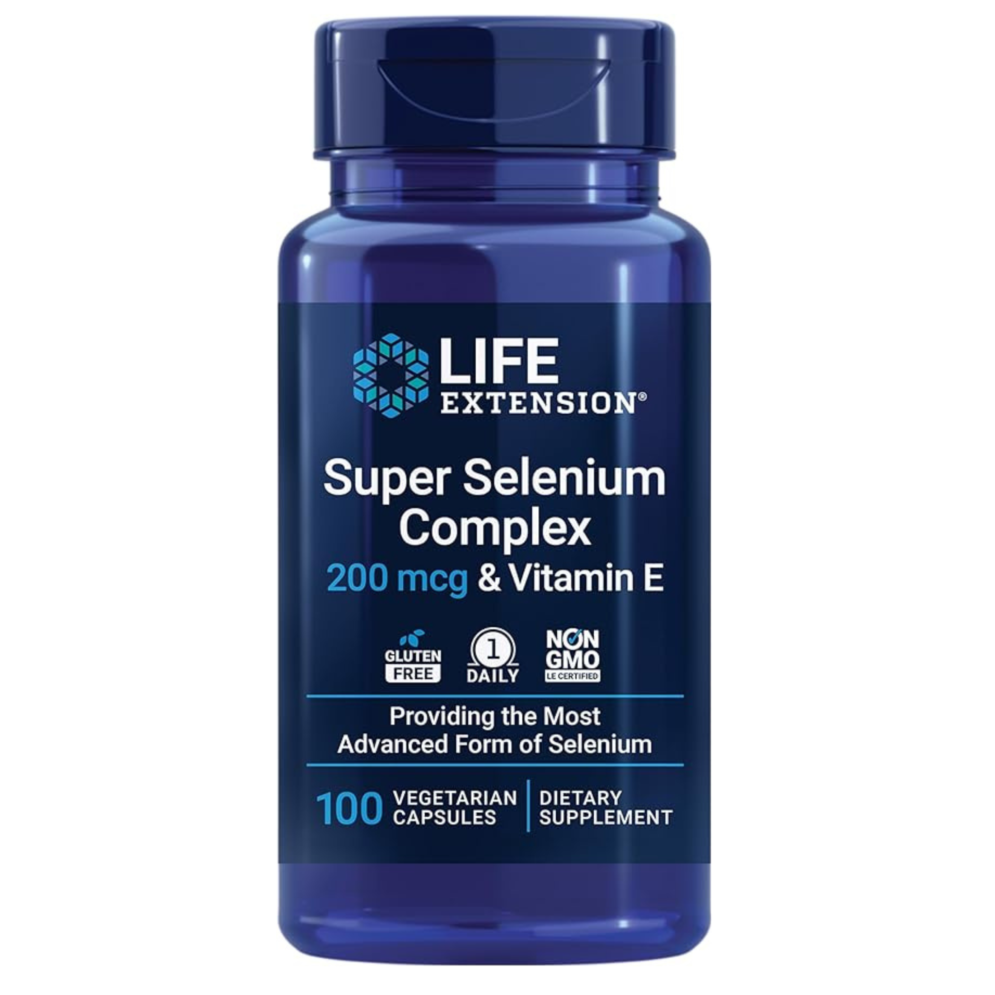 Life Extension Super Selenium Complex - Immune, Thyroid, Antioxidant Support, 200 mcg, 100 Vegetarian Capsules