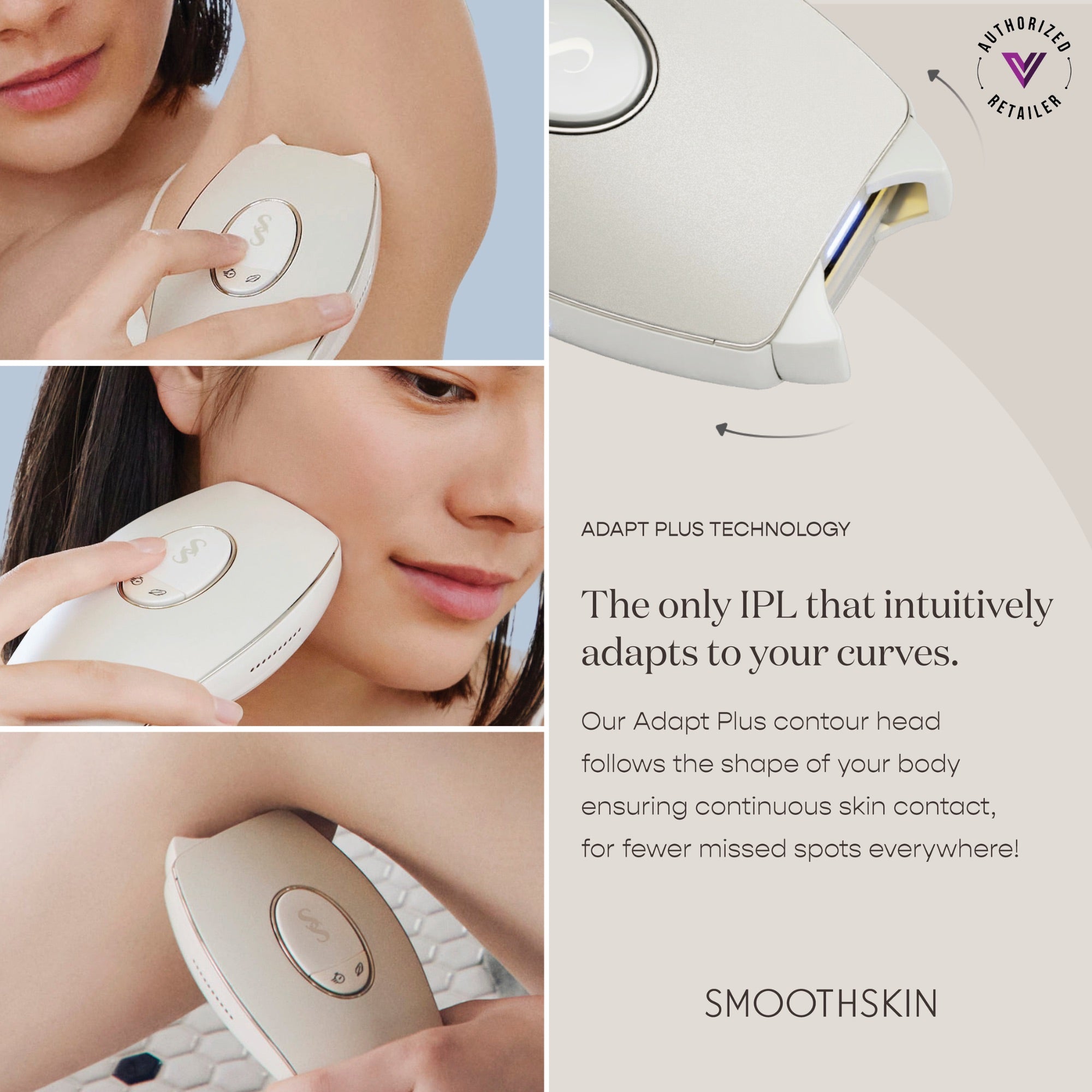 SmoothSkin Pure Adapt - Powerful IPL Hair Removal Device