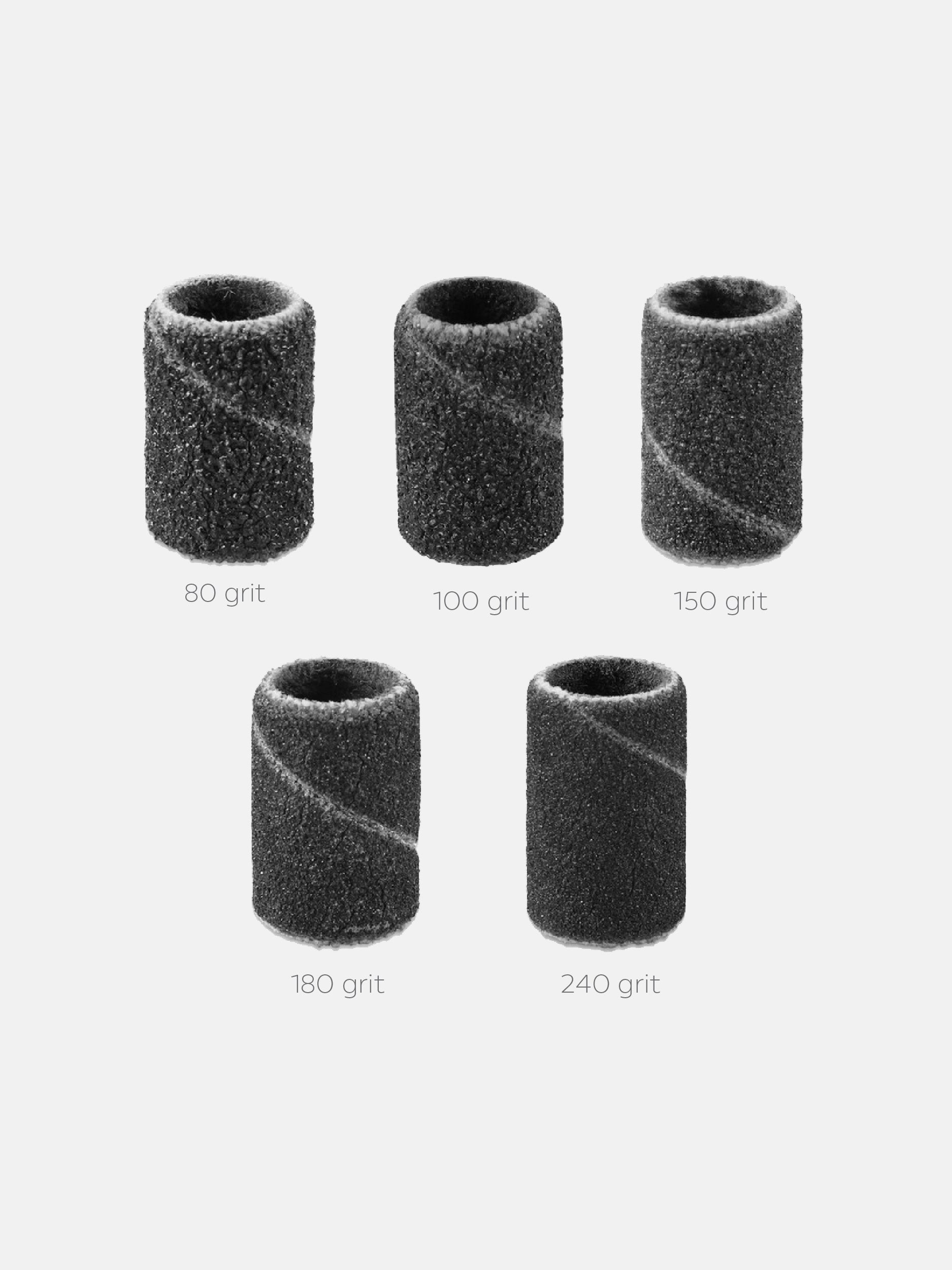 3/32" Grit Sanding Band (80,100,150,180,240 grit) - 100 Pcs
