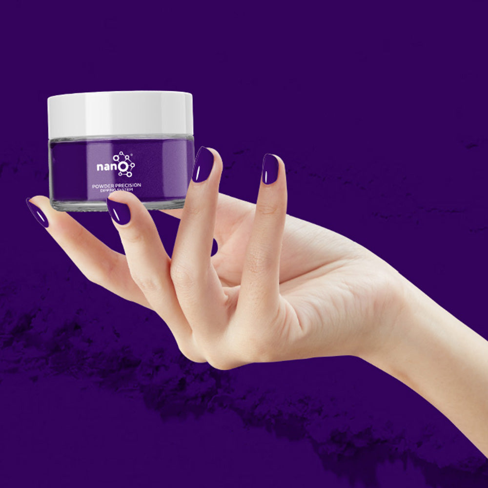 D2528 – Dark Mystery Plum Nail Dipping Powder – 28gm | Long-Lasting Deep Plum Dip Powder Nails | Nail Dipping System UAE