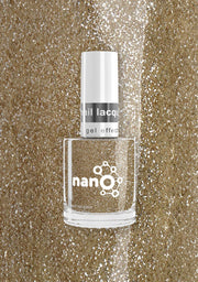 L 2600 – Praline Prism Nail Polish – 15ml | High Gloss, Gel Like Finish Golden Brown Nail Polish | Shimmer Glitter Golden Brown Nail Lacquer