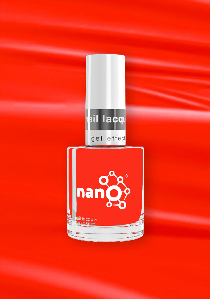 L 2610 – Crimson Blaze Nail Polish – 15ml | High Gloss, Gel Like Finish Orange Nail Polish | Fiery Orange-Red Nail Lacquer