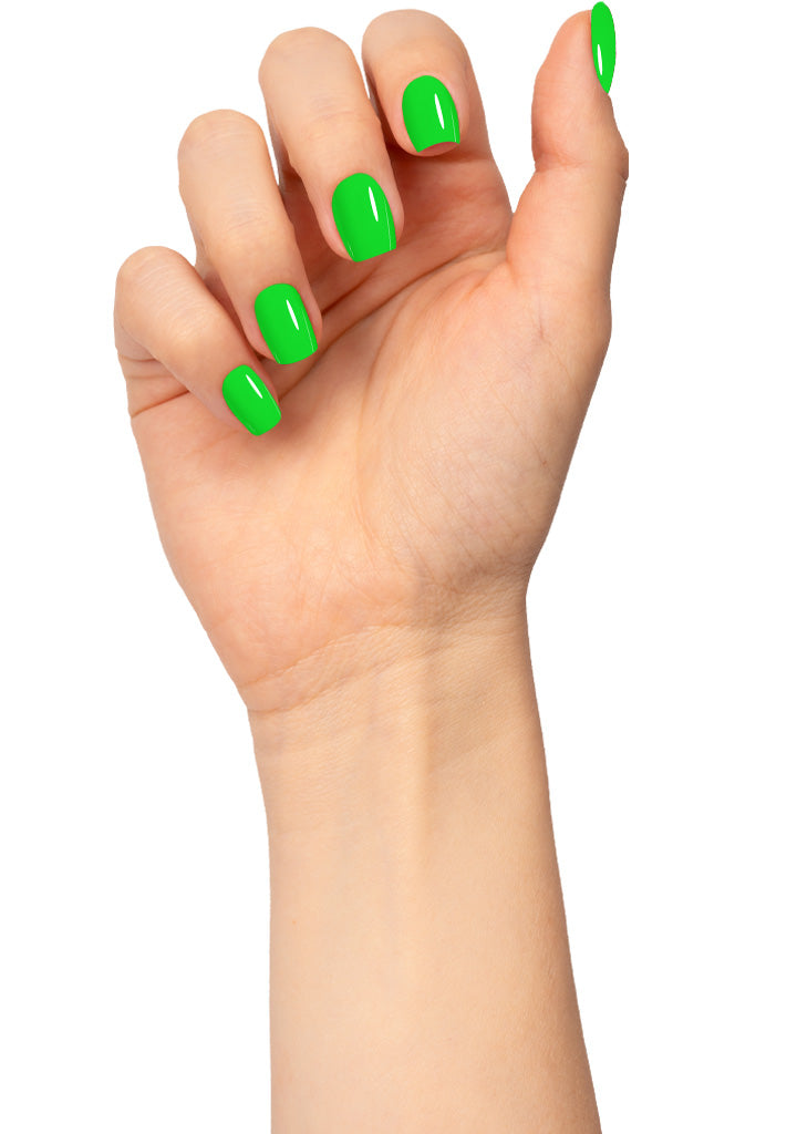 L 2612 – Fresh Green Nail Polish – 15ml | High Gloss, Gel Like Finish Green Nail Polish | Spring Green Nail Lacquer