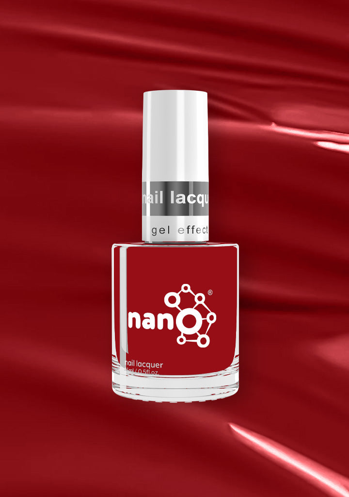 L 2643 – Vibrant Cherry Nail Polish – 15ml | High Gloss, Gel Like Finish Red Nail Polish | Juicy Cherry Red Nail Lacquer