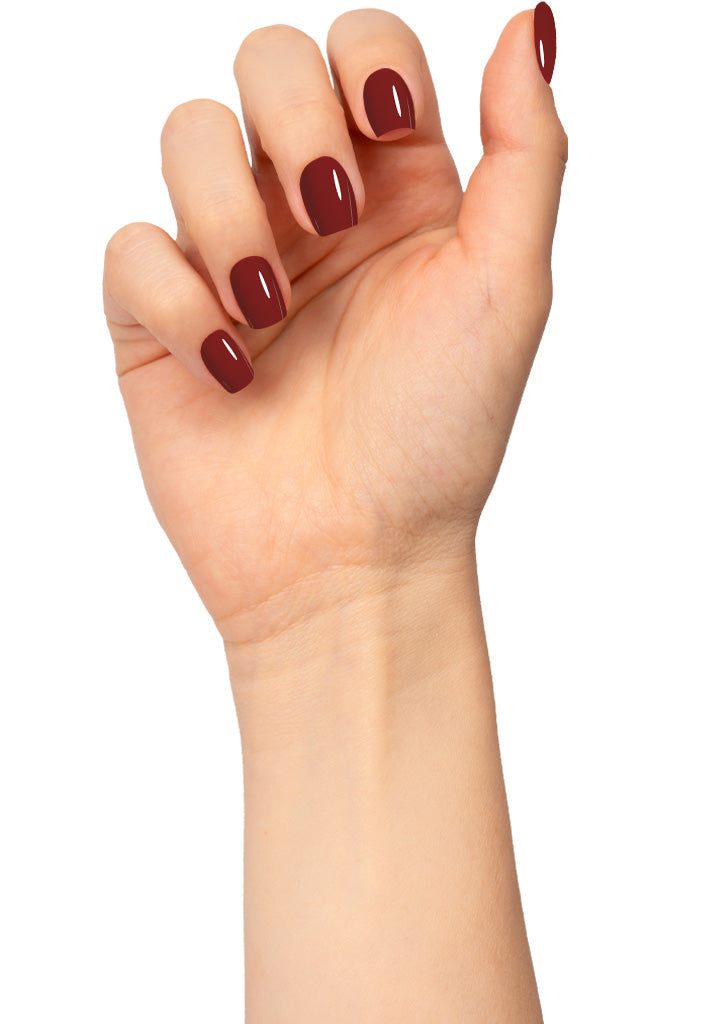 L 2645 – Vintage Merlot Nail Polish – 15ml | High Gloss, Gel Like Finish Wine Red Nail Polish | Deep Merlot Nail Lacquer
