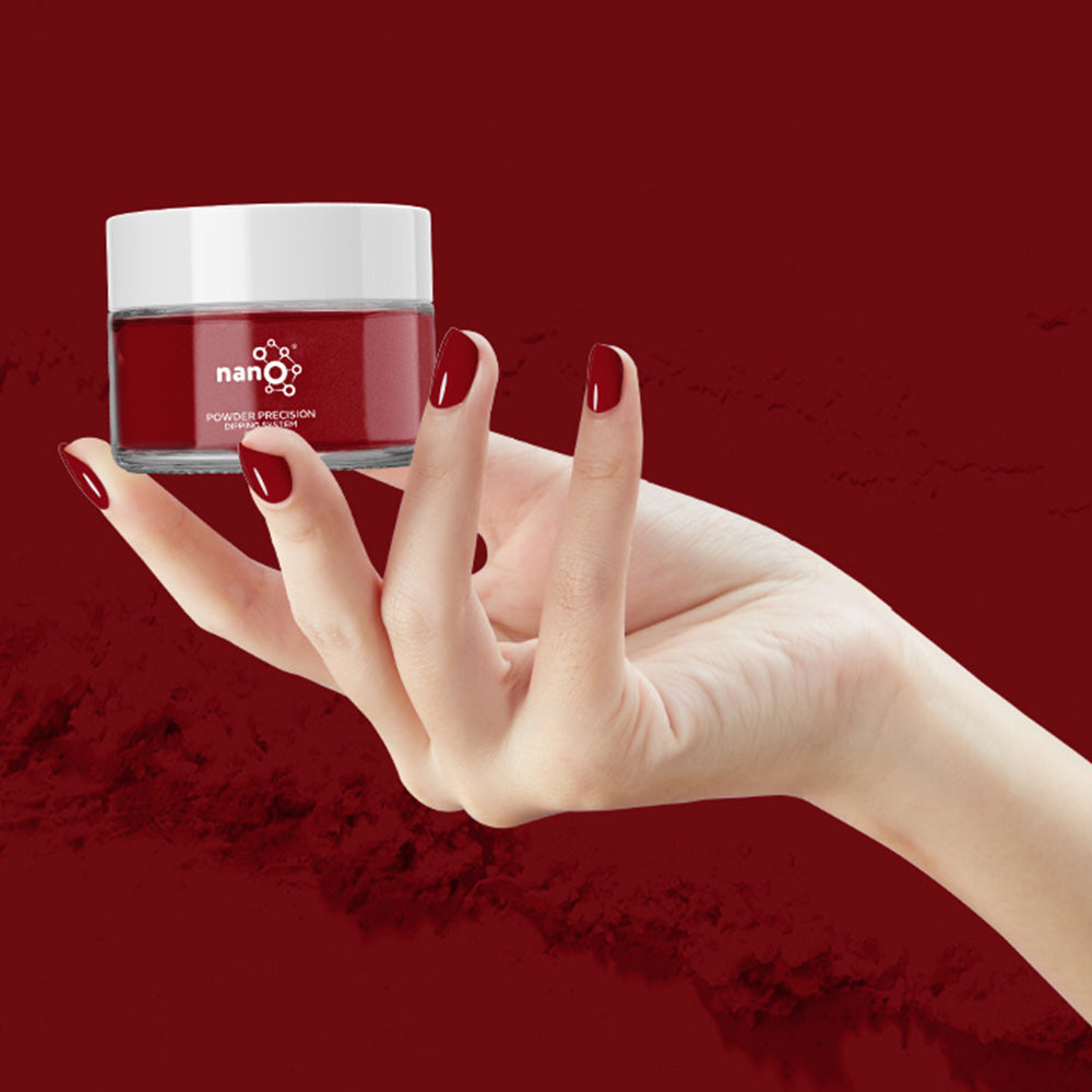 D 2649 Fire Engine Red Nail Dipping Powder – 28gm | Intense Bright Red Dip Powder Nails | Nail Dipping System