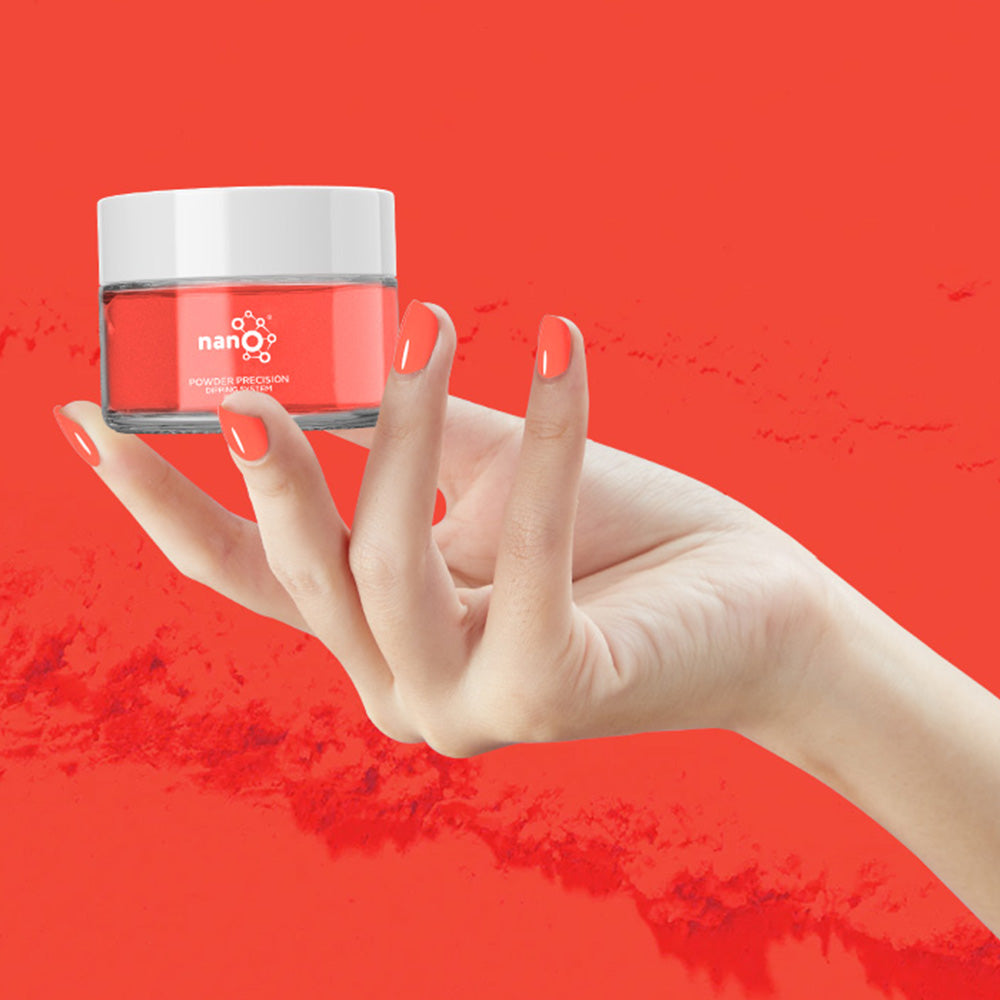 D 2655 Coral Blush Nail Dipping Powder – 28gm | Warm Coral Dip Powder Nails | Nail Dipping System