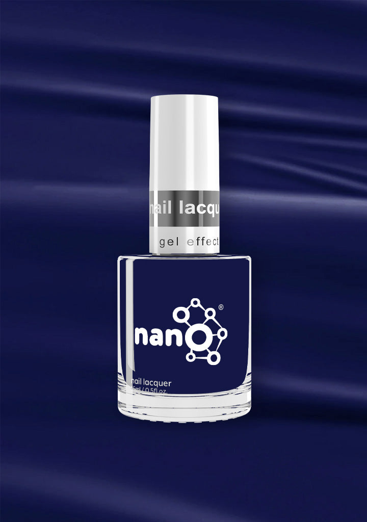 L 2665 – Deep Night Blue Nail Polish – 15ml | High Gloss, Gel Like Finish Dark Blue Nail Polish | Midnight Navy Blue Nail Lacquer