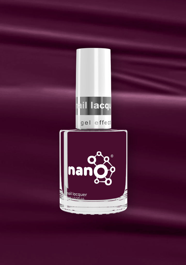 L 2667 – Deep Magic Purple Nail Polish – 15ml | High Gloss, Gel Effect Dark Purple Nail Polish | Purple Nail Lacquer
