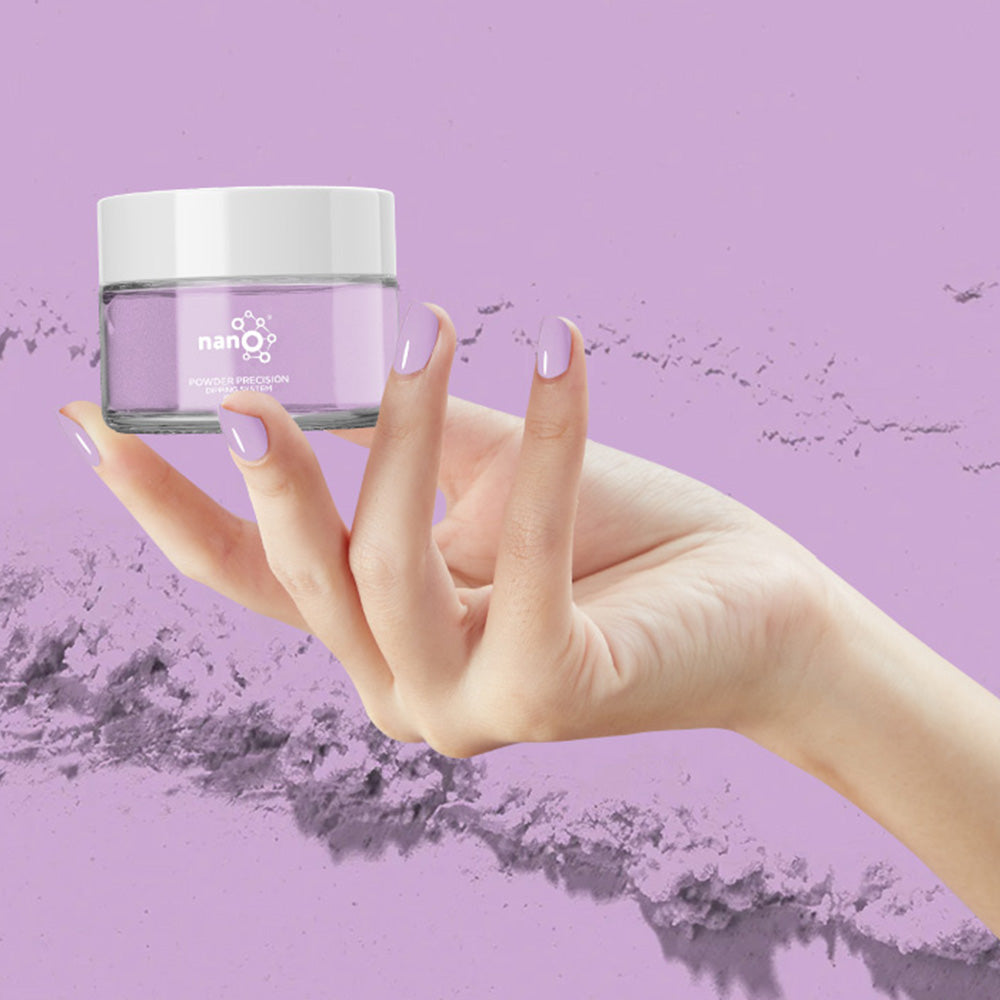 D 2669 Frosted Lilac Nail Dipping Powder – 28gm | Soft Pastel Lilac Dip Powder | Nail Dipping System