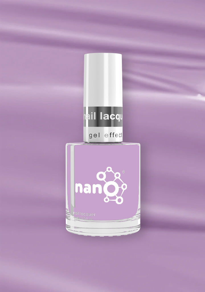 L 2669 – Frosted Lilac Nail Polish – 15ml | High Gloss, Gel Like Finish Cool Lilac Nail Polish | Frosty Purple Nail Lacquer