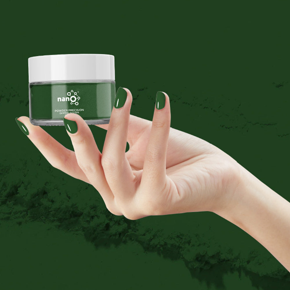 D 2696 Emerald Forest Nail Dipping Powder – 28gm | Deep Green Dip Powder | Nail Dipping System
