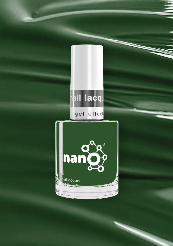 L 2696 – Emerald Forest Nail Polish – 15ml | High Gloss, Gel Like Finish Deep Green Nail Polish | Earthy Green Nail Lacquer