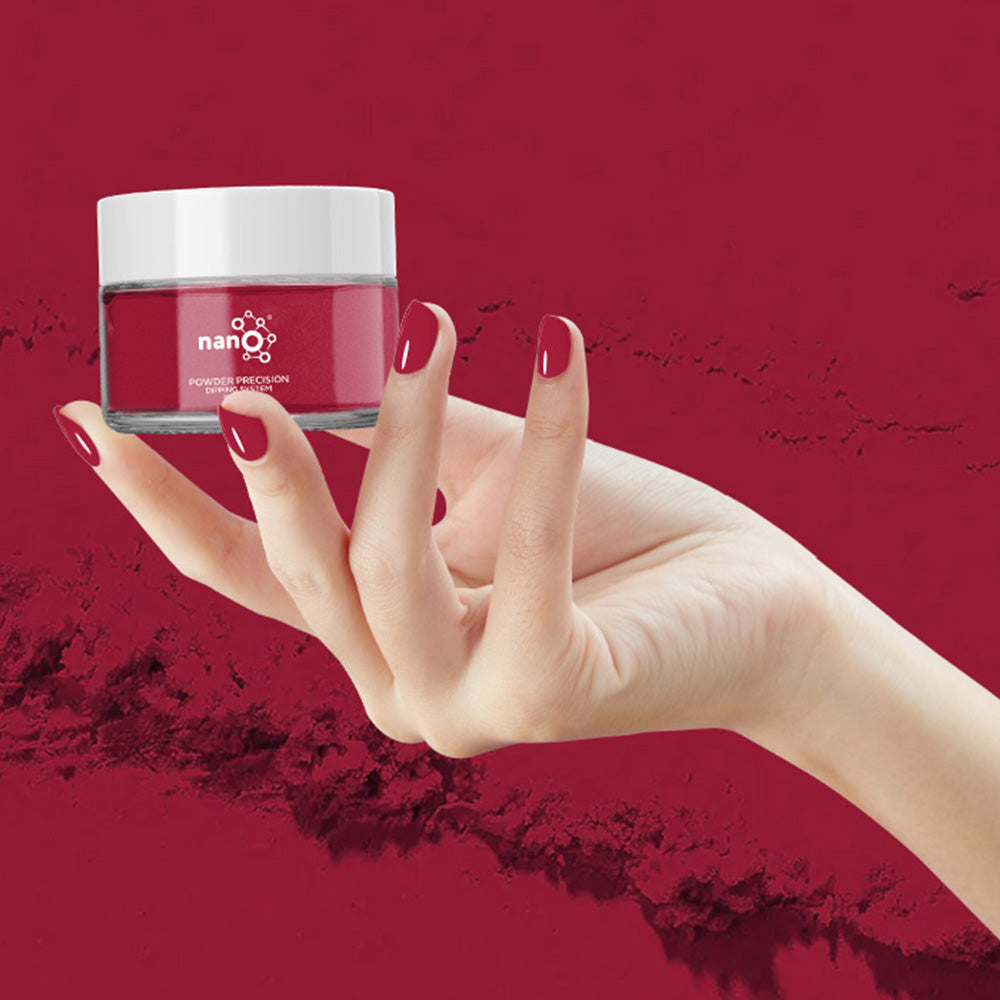 D 2710 Raspberry Wine Nail Dipping Powder – 28gm | Deep Red Dip Powder | Nail Dipping System