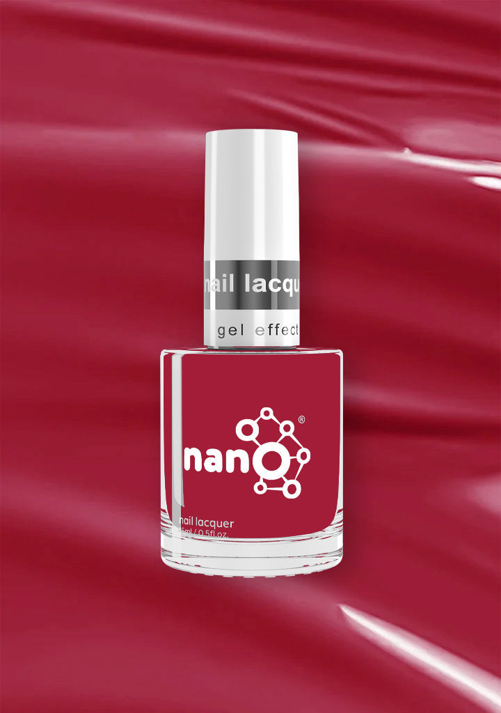 L 2710 – Raspberry Wine Nail Polish – 15ml | High Gloss, Gel Like Finish Deep Red Nail Polish | Raspberry Red Nail Lacquer