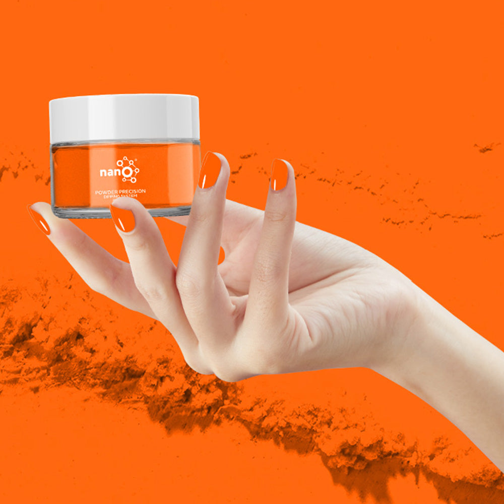 D 2740 Pumpkin Orange Nail Dipping Powder – 28gm | Bright Orange Dip Powder | Nail Dipping System