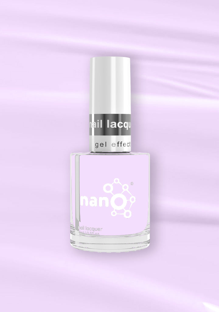 L 2753 – Lavender Frost Nail Polish – 15ml | High Gloss, Gel Like Finish Pastel Lavender Nail Polish | Cool Frosted Lavender Nail Lacquer