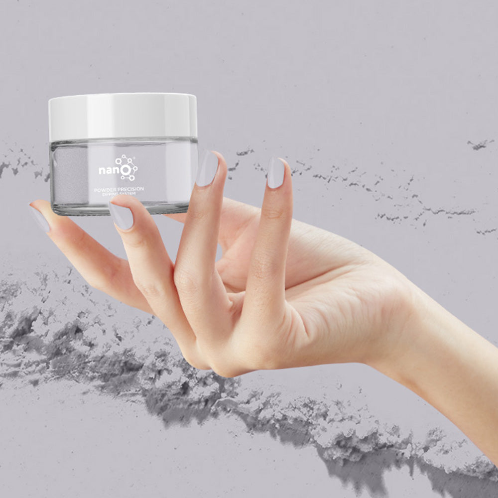 D 2796 Granite Haze Nail Dipping Powder – 28gm | Cool Smoky Gray Dip Powder | Nail Dipping System