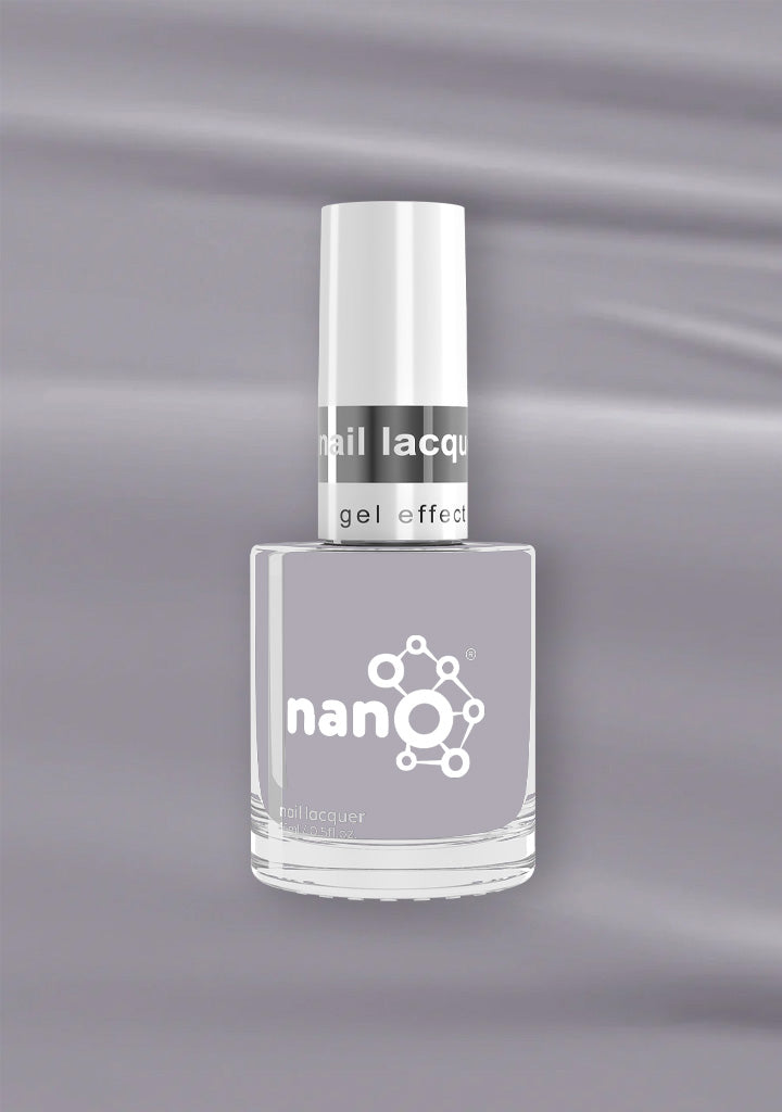 L 2816 – Ghost Gray Nail Polish – 15ml | High Gloss, Gel Like Finish Misty Gray Nail Polish | Neutral Gray Nail Lacquer