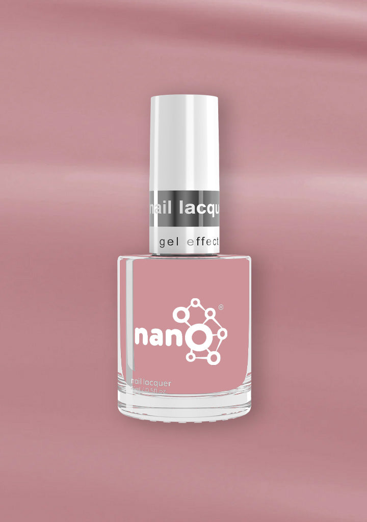 L 2818 – Smoky Pink Nail Polish – 15ml | High Gloss, Gel Like Finish Dusty Pink Nail Polish | Smoky Pink Nail Lacquer