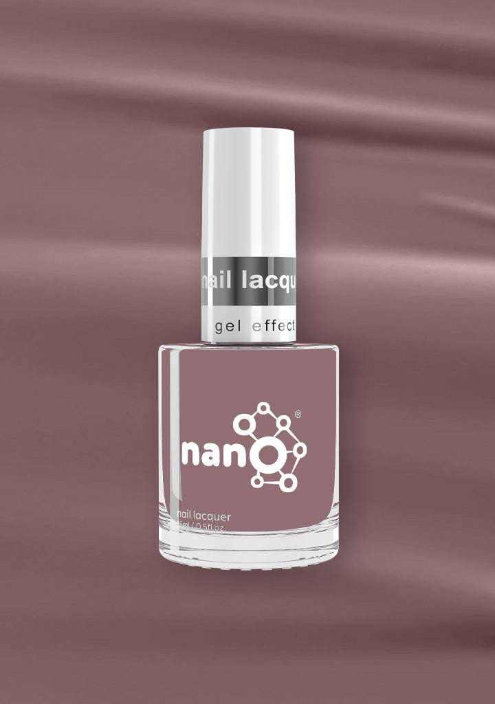 L 2821 – Rosey Brown Nail Polish – 15ml | High Gloss, Gel Like Finish Earthy Rose Brown Nail Polish | Neutral Brown Nail Lacquer