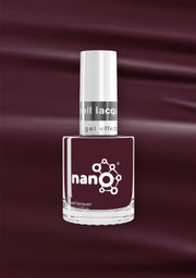 L 2835 – Burgundy Shadow Nail Polish – 15ml | High Gloss, Gel Like Finish Deep Burgundy Nail Polish | Mysterious Dark Red Nail Lacquer