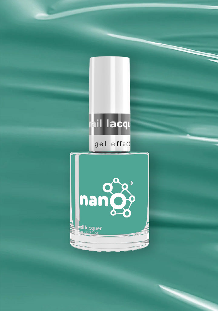 L 2840 – Sea Teal Nail Polish – 15ml | High Gloss, Gel Like Finish Teal Blue-Green Nail Polish | Calm Ocean Inspired Nail Lacquer