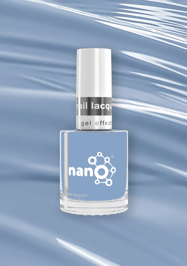 L 2847 – Sky Mist Nail Polish – 15ml | High Gloss, Gel Like Finish Soft Blue Nail Polish | Pastel Blue Nail Lacquer