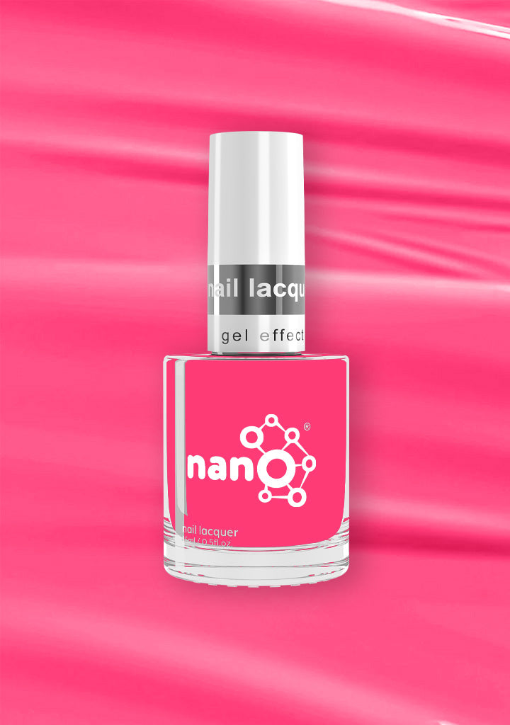 L 2882 – Flamingo Pink Nail Polish – 15ml | High Gloss, Gel Like Finish Vibrant Hot Pink Nail Polish | Bright Pink Nail Lacquer