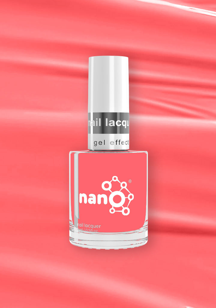L 2883 – Sunset Flamingo Nail Polish – 15ml | High Gloss, Gel Like Finish Coral Pink Nail Polish | Warm Pink Nail Lacquer