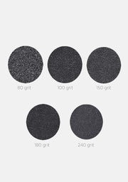 25mm Standard Sanding Paper Discs (80,100,150,180,240 Grit) - 50 pcs