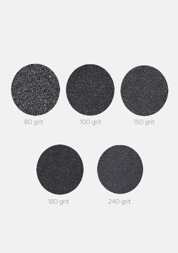 25mm Standard Sanding Paper Discs (80,100,150,180,240 Grit) - 50 pcs