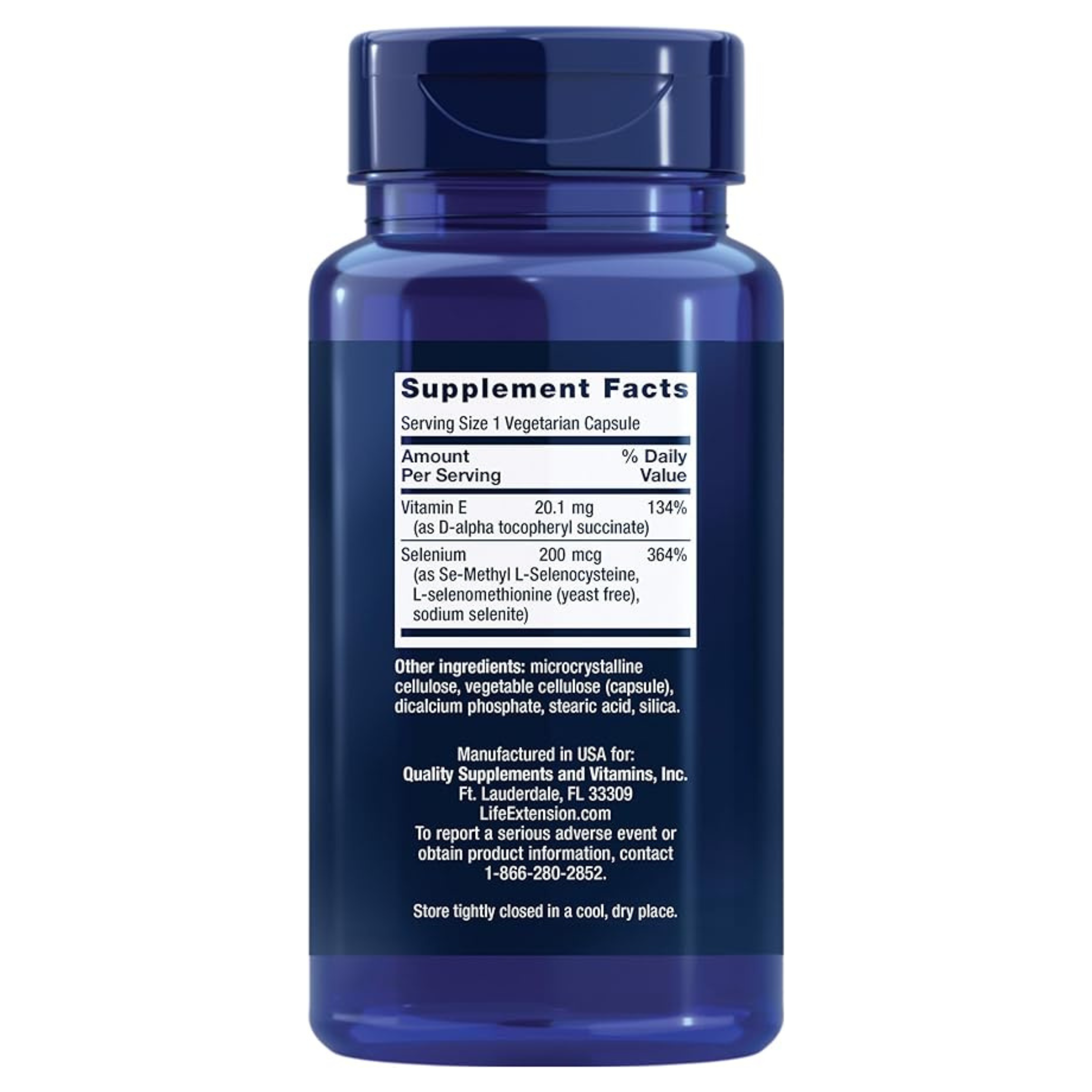 Life Extension Super Selenium Complex - Immune, Thyroid, Antioxidant Support, 200 mcg, 100 Vegetarian Capsules