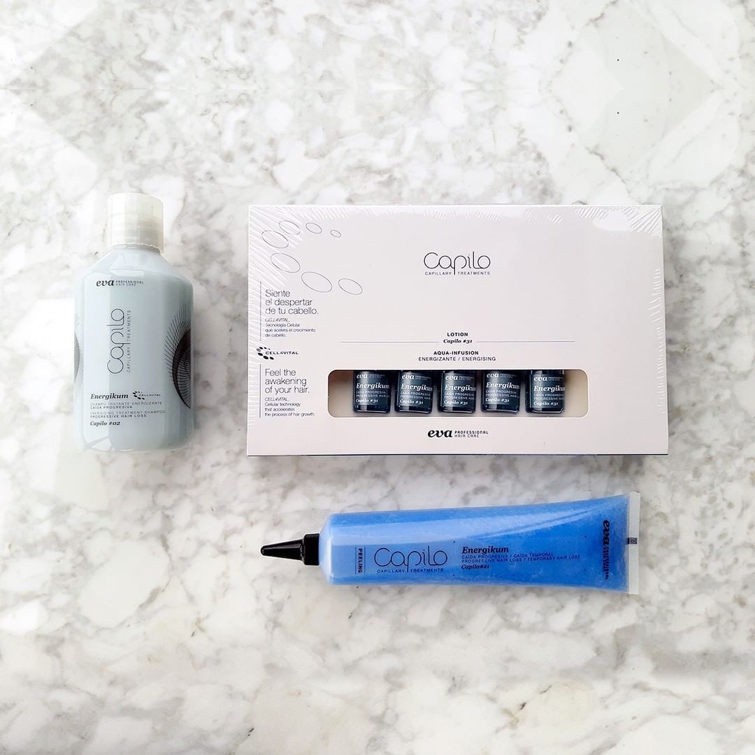 Eva Professional Hair Care Capilo Energikum Progressive and Temporary Hair Loss Treatment