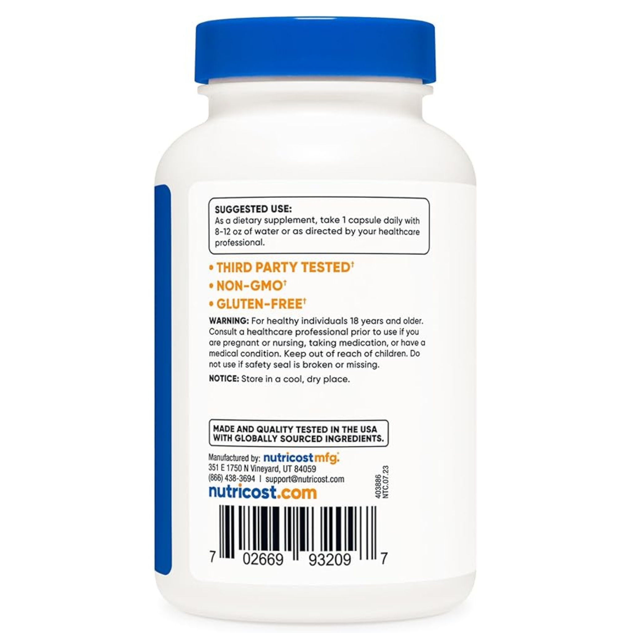 Nutricost TMG Capsules (750 MG) (120 Capsules)