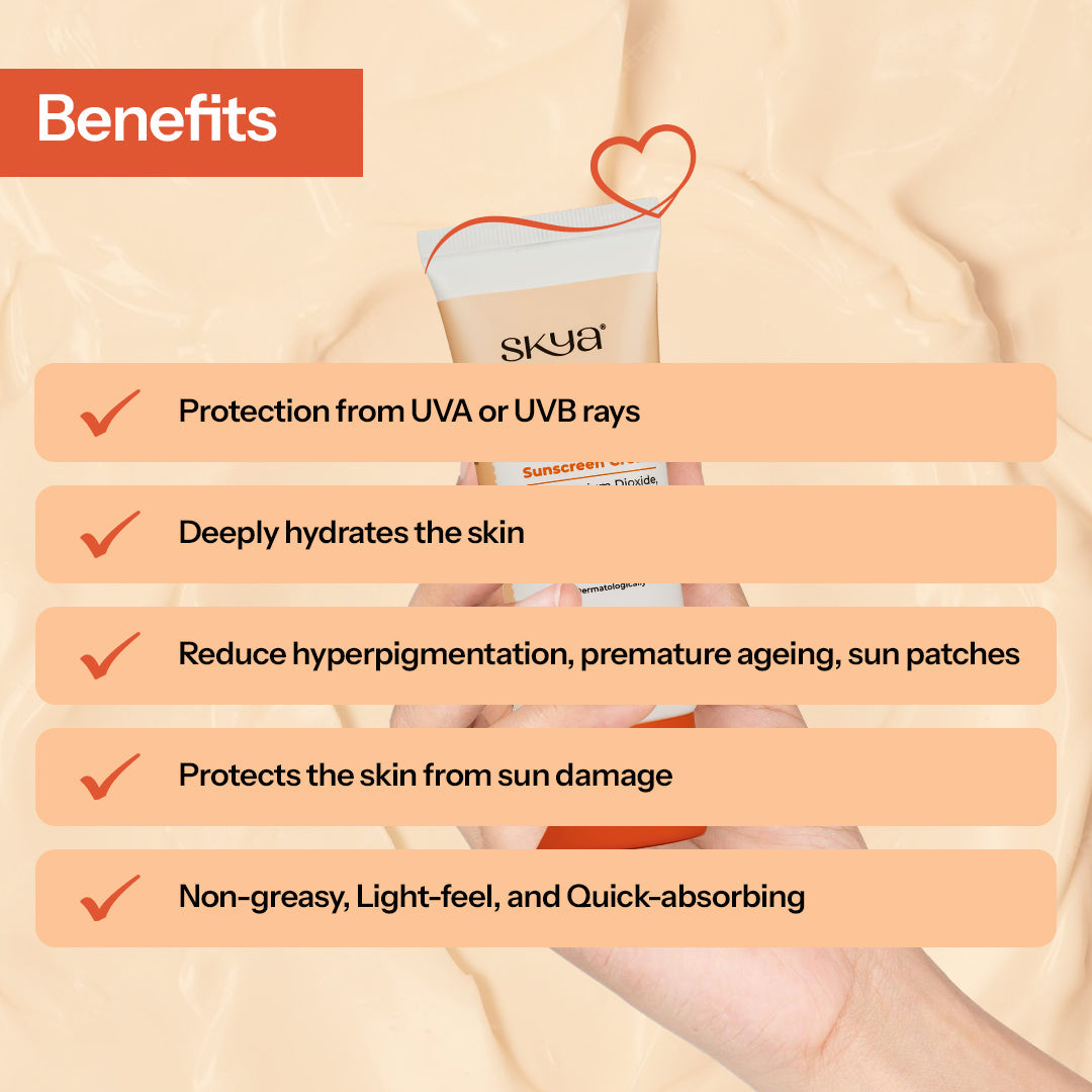 Skya Sunscreen Lotion, Cream & Gel Combo