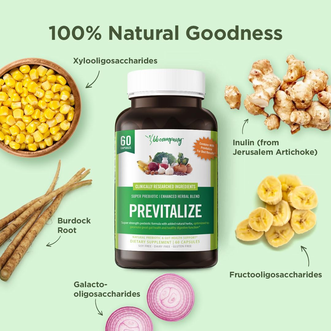 Better Body Co. Previtalize Prebiotic Formula for Women – 60 Capsules