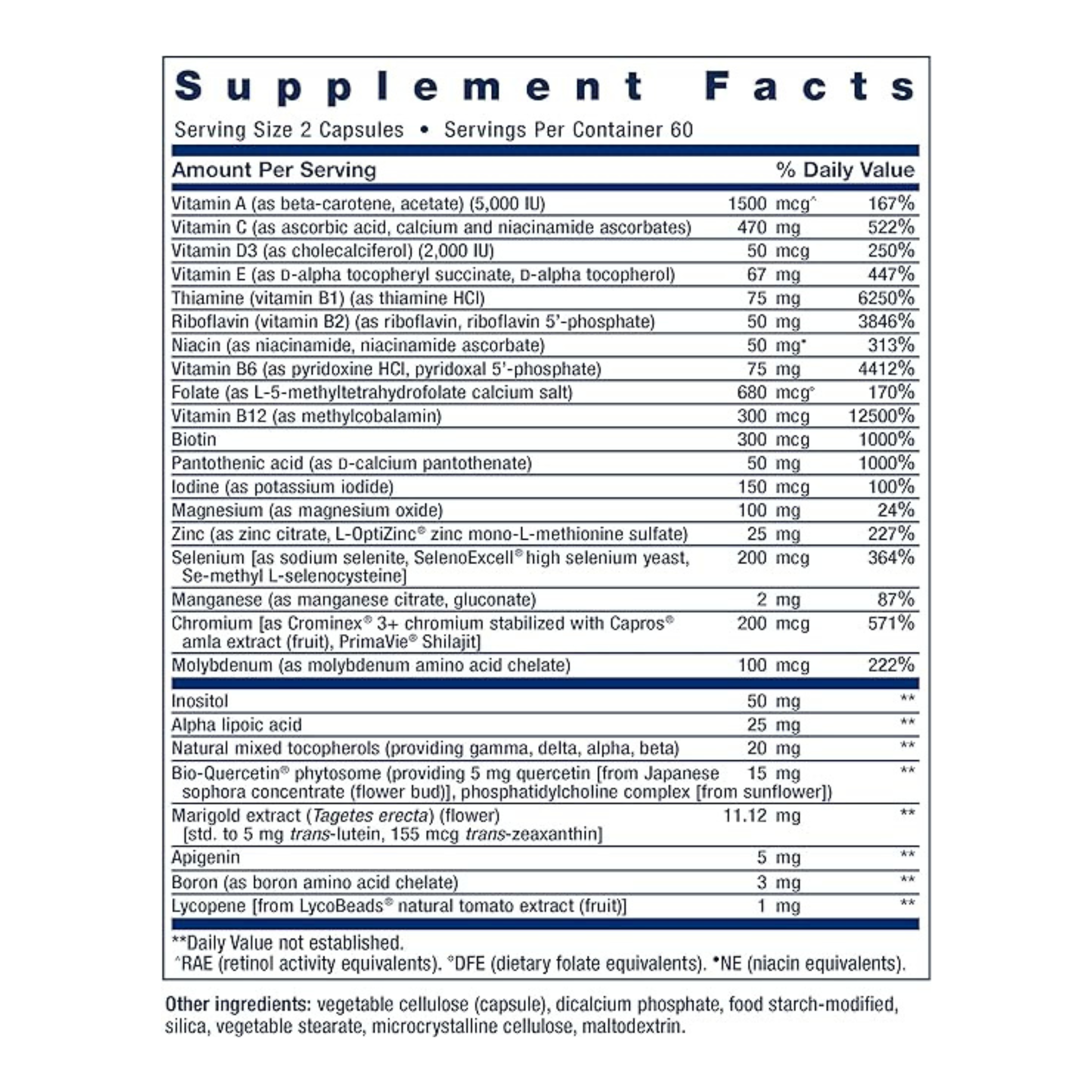 Life Extension Two-Per-Day Multivitamin, Comprehensive Daily Wellness Formula, 120 Capsules