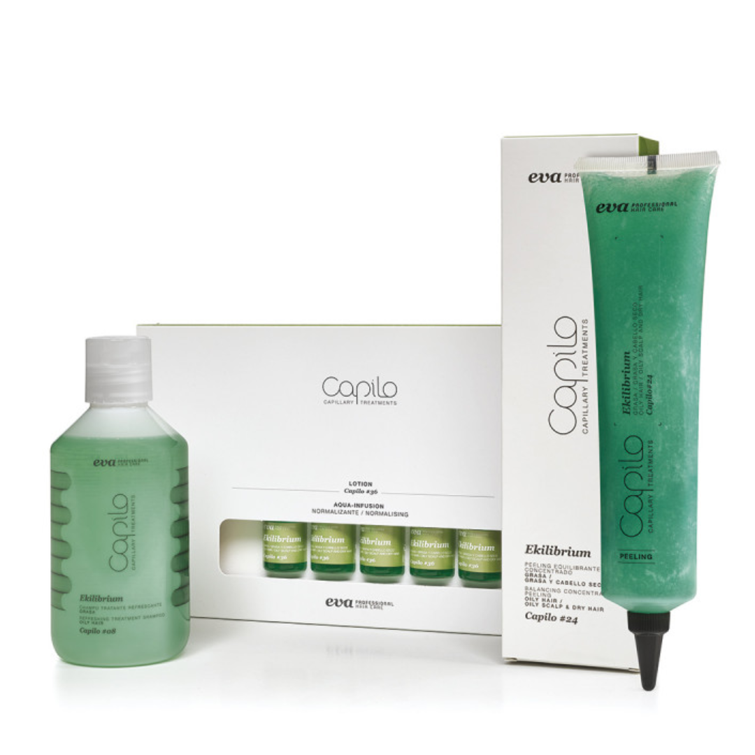 Eva Professional Hair Care Capilo Ekilibrium Oily Scalp Dry Hair Treatment