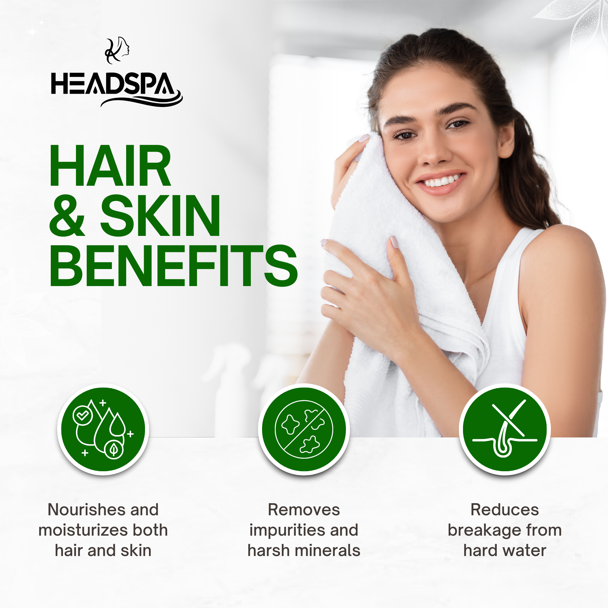 K-HeadSpa Korean Shower Head Therapy Kit – Green Lemon Essence