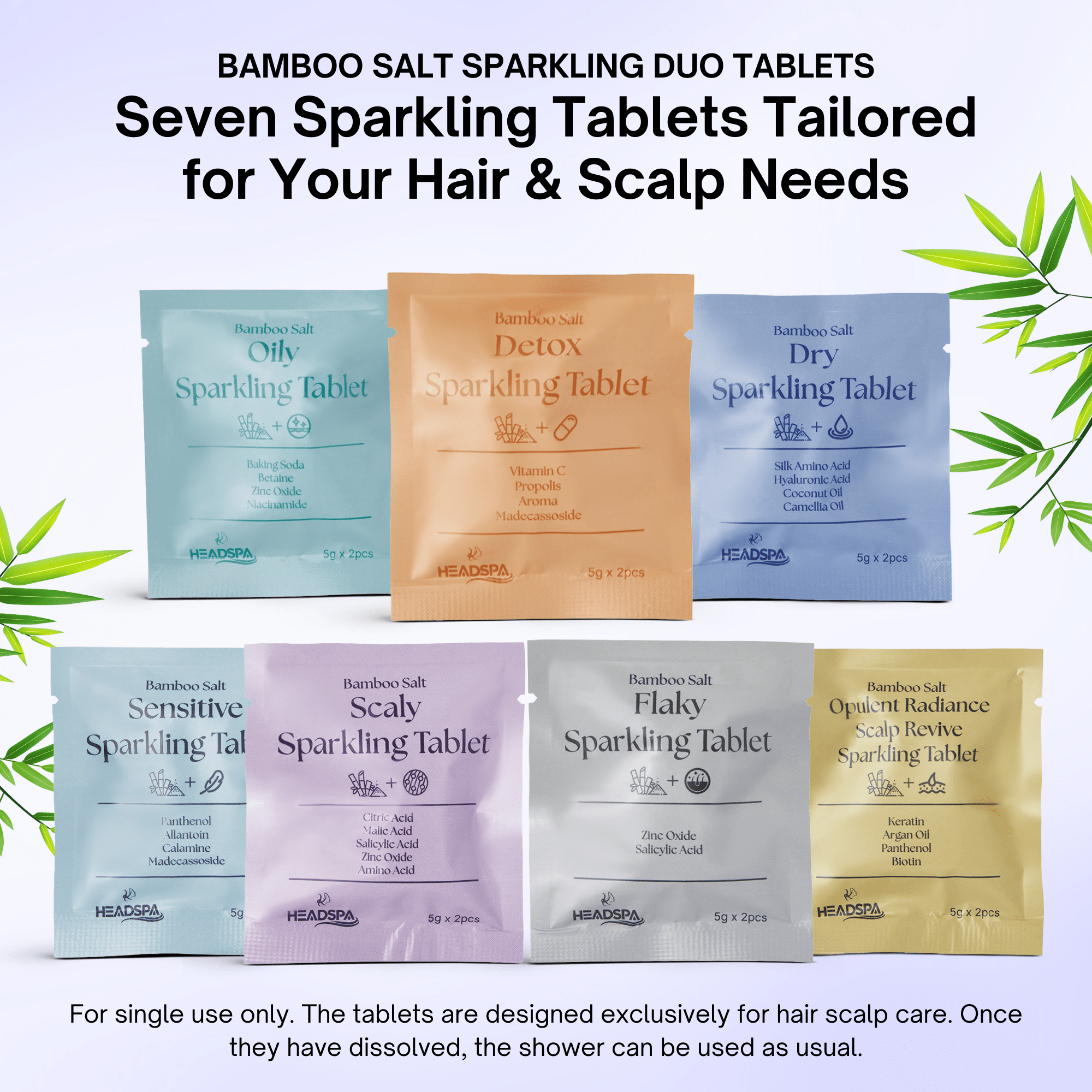 K-HeadSpa Korean Shower Head Therapy Kit – Lavender Essence