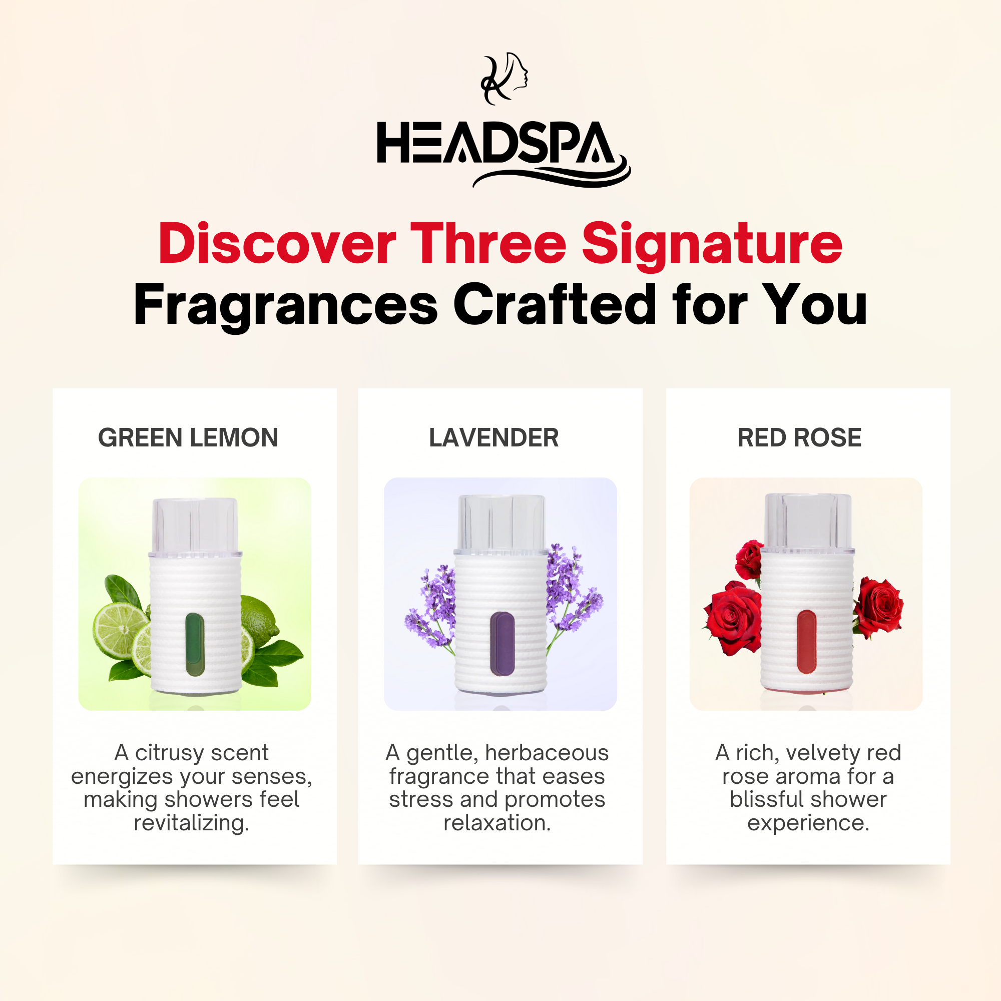 K-HeadSpa ACF Fiber Filter with Vitamin Gel & Sparkling Tablet Holder - Rose