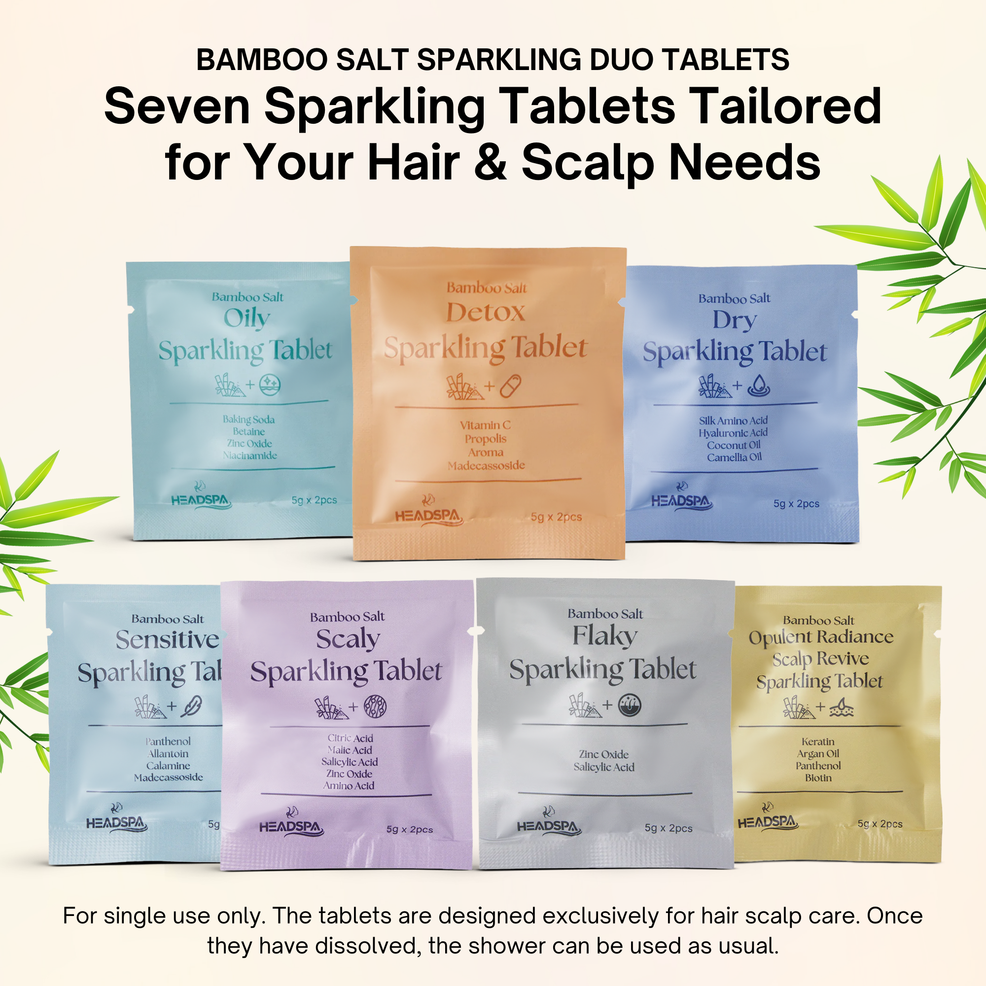 K-HeadSpa Korean Shower Head Therapy Kit – Rose Essence