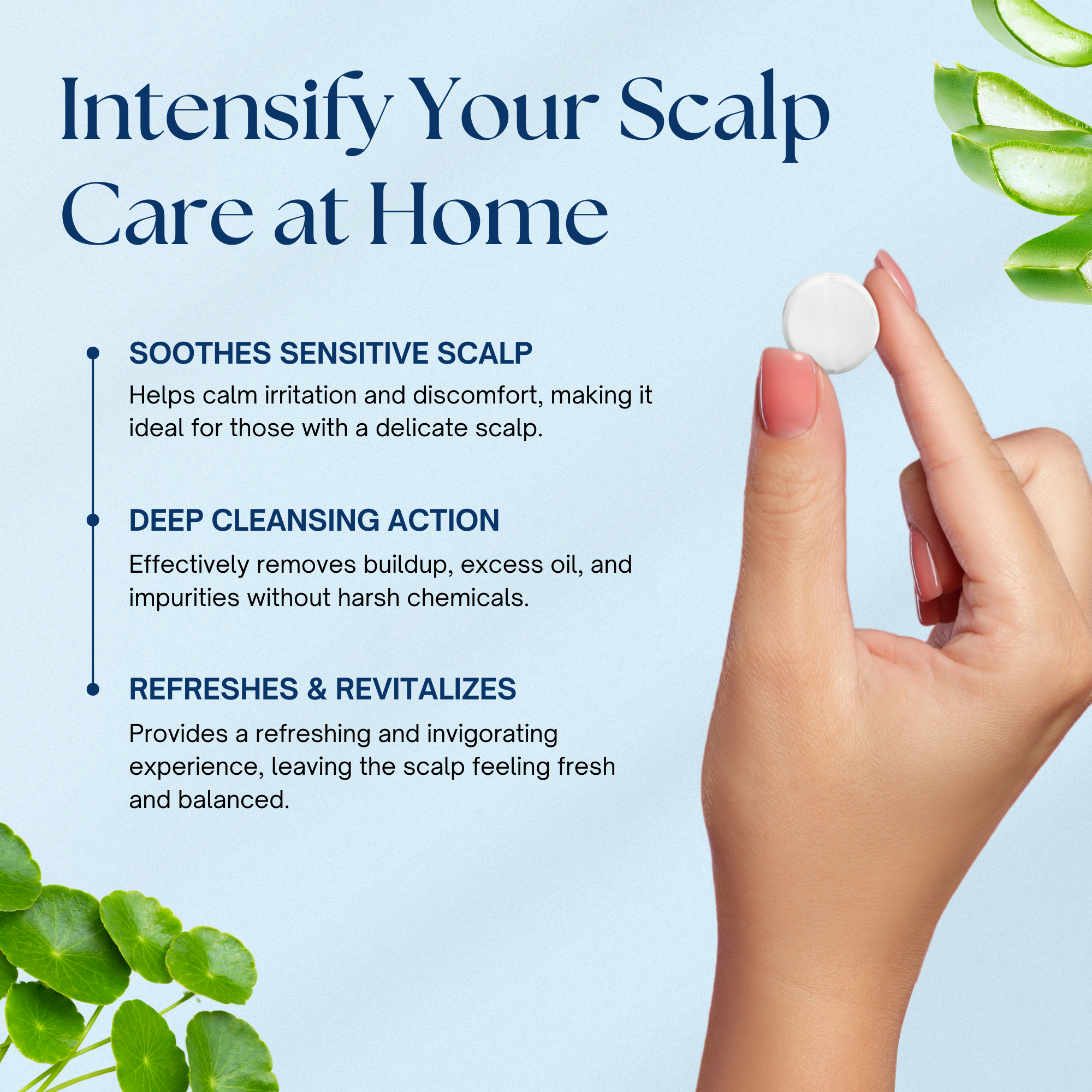 K-HeadSpa Bamboo Salt Sparkling Tablet for Sensitive Scalp