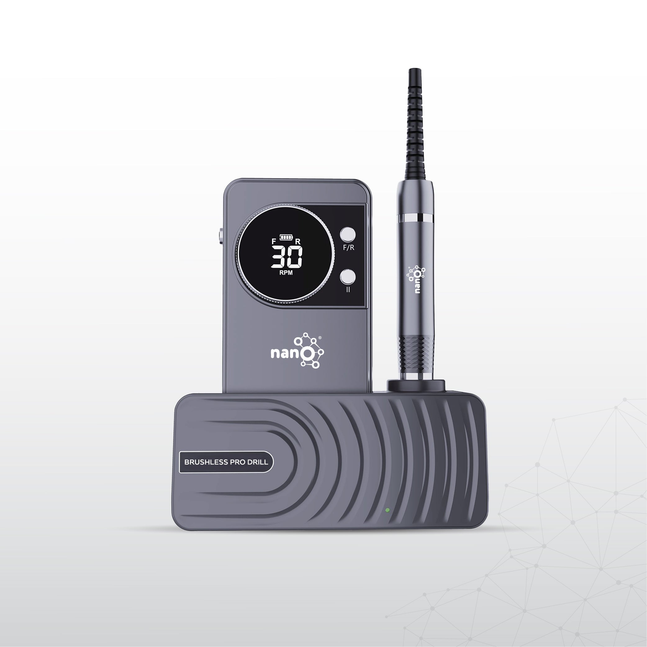 Nano® Brushless Pro Nail Drill Machine - 35,000 RPM | Professional Electric Nail Drill Machine