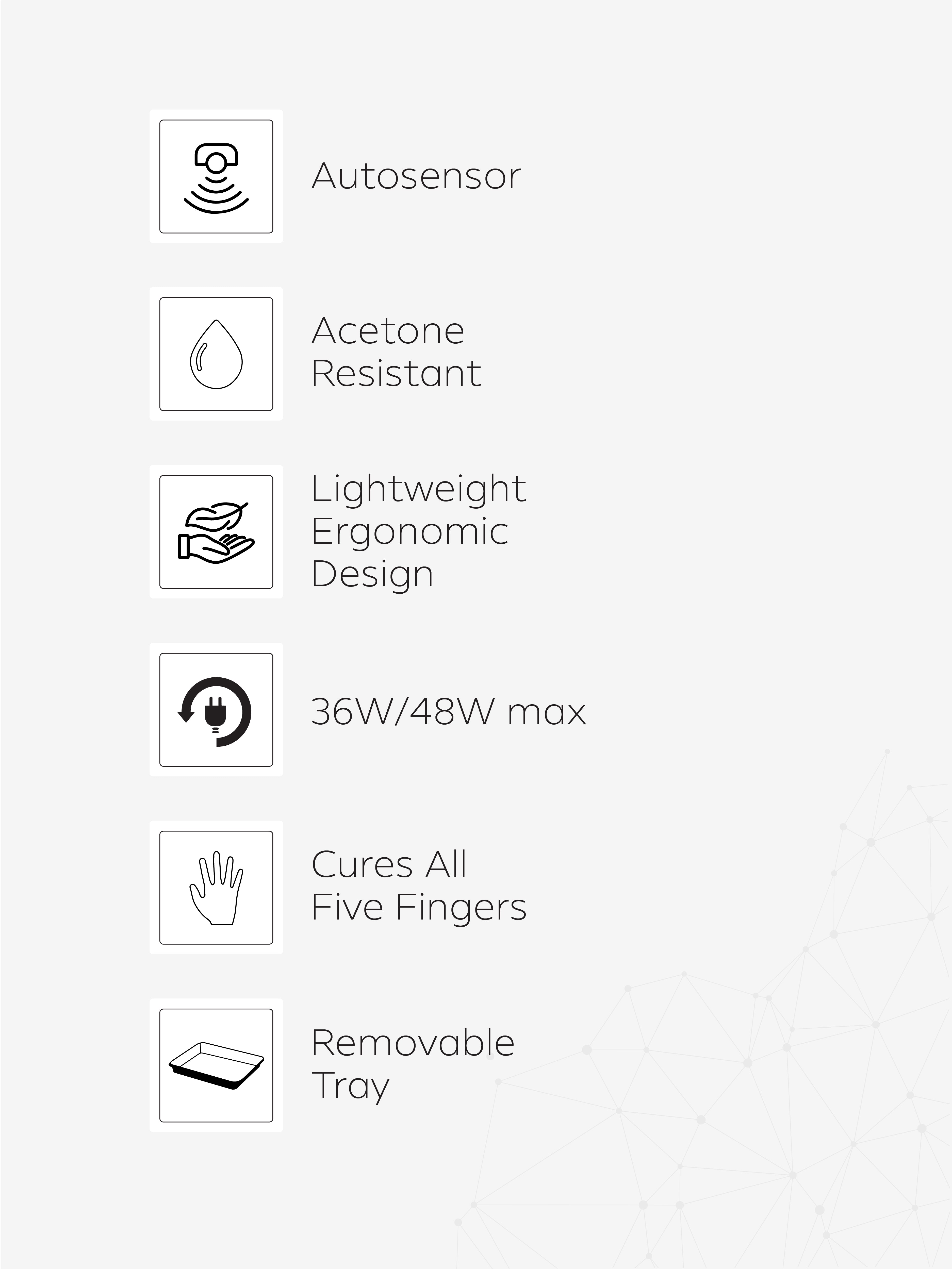 Nano® Bright Pro UV/LED Nail Lamp – 30W | Professional, High-Performance, Fast-Curing Nail Lamp