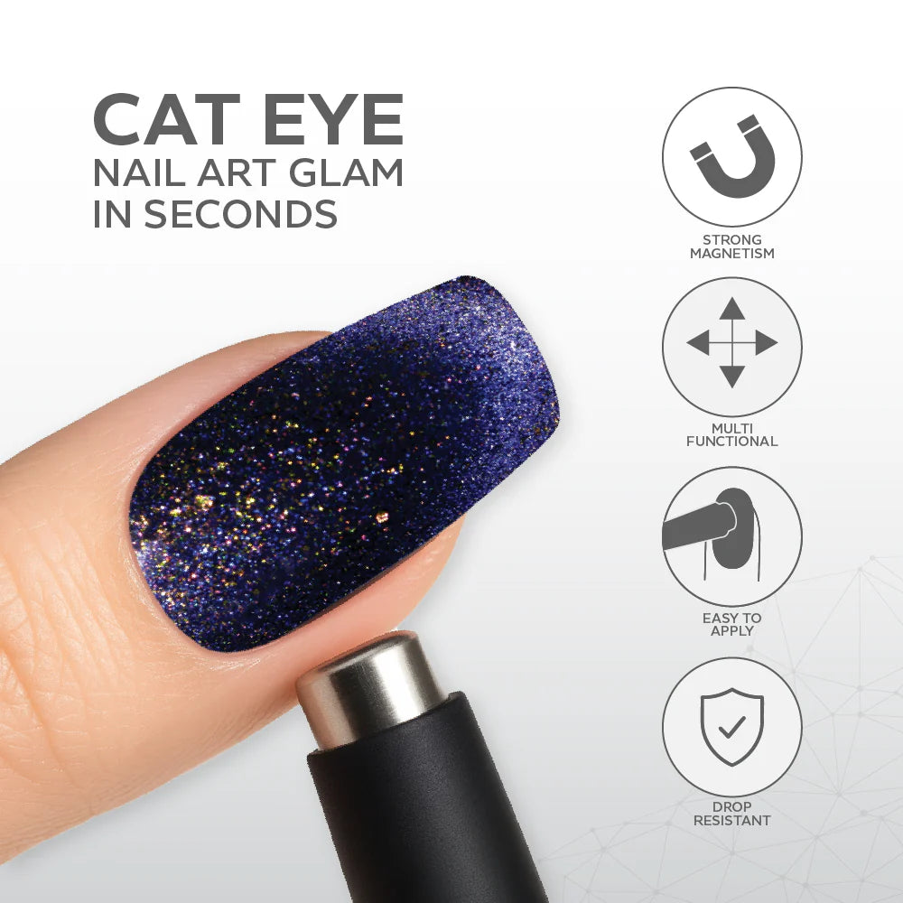 Cat Eye Magnet Tool | Multi-Head Magnetic Nail Art Designer for Cat Eye Gel Effects