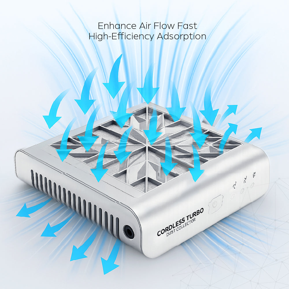 Nano® Cordless Turbo Dust Collector | Professional Nail Dust Extraction System